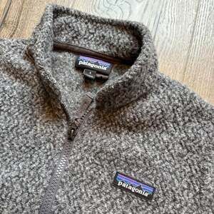 Patagonia Pile Fleece Quarter-Zip Pullover Grey Small